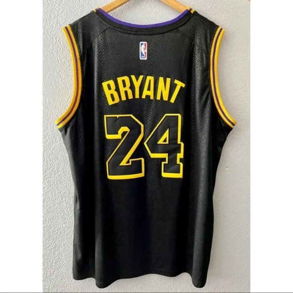 Black ❤️⭐Mamba ❤️⭐“Kobe Bryant” Laker Swingman Jersey - Picture 1 of 2